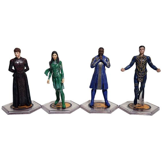 Disney Marvel Eternals PVC 4" Figures Lot Of 4 Pre-owned - Picture 1 of 7